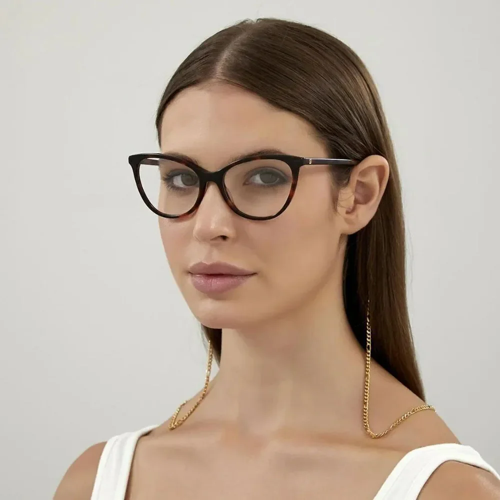 NEW Gucci GG1079O 001 Black Cat Eye Women Eyeglasses - Picture 13 of 14